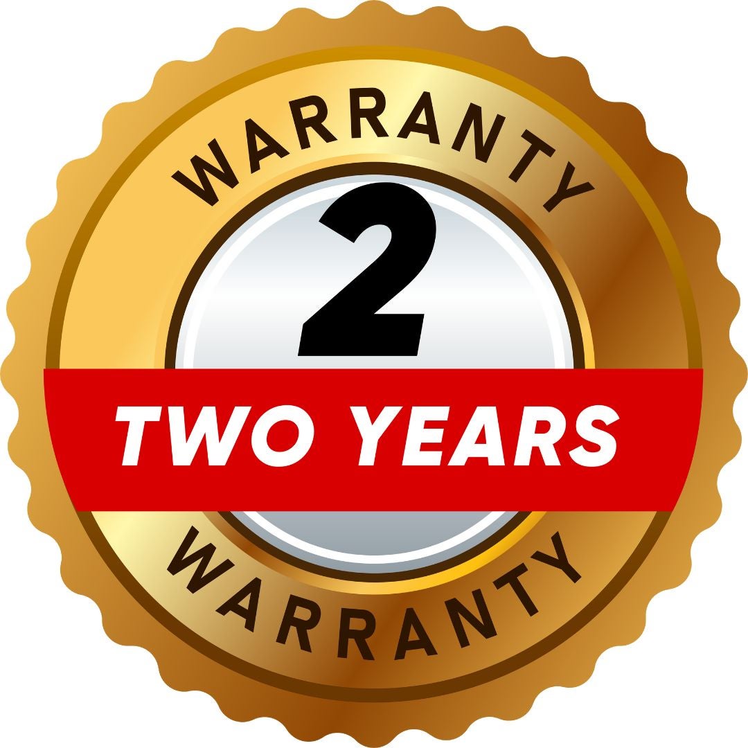 2 Year Warranty